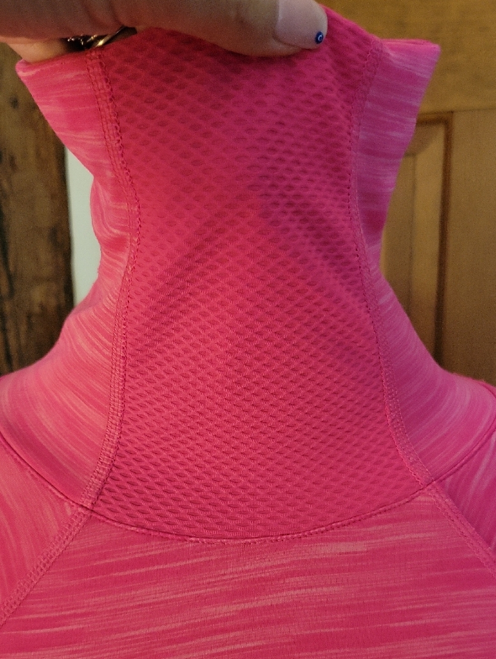 UNDER ARMOUR Bright Pink Turtleneck Pullover - Picture 6 of 12